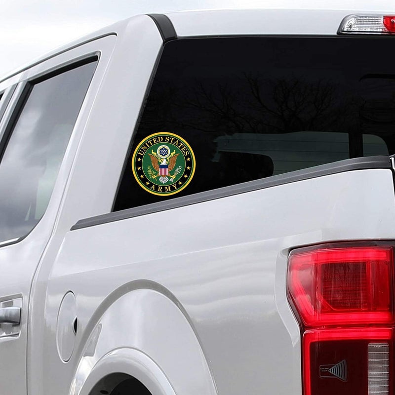 eDesign 2-Pack United States Army Vinyl Sticker Decal - 4 Inches - Us Army Military Stickers and Decals for Car Truck Van Window Bumper Laptop Tablet Cup Tumbler Water Bottle and Any Smooth Surface - Image 4